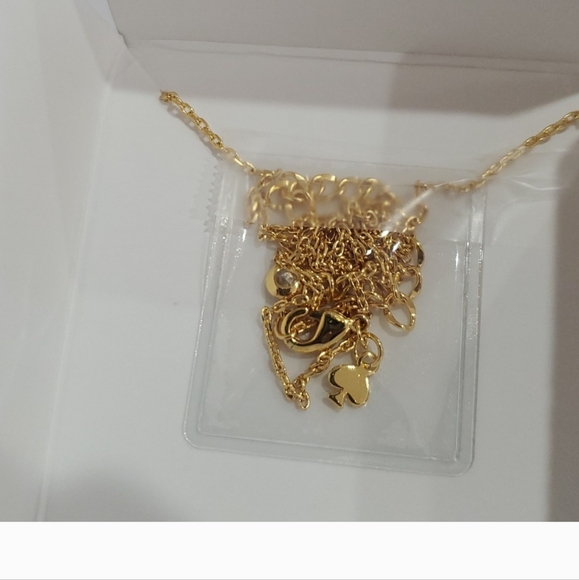 NWT Kate Spade Gold 'S' Pendant Necklace - Picture 5 of 6